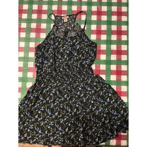 Mossimo Women's Black Racerback Sleeveless Dress Size L Boho